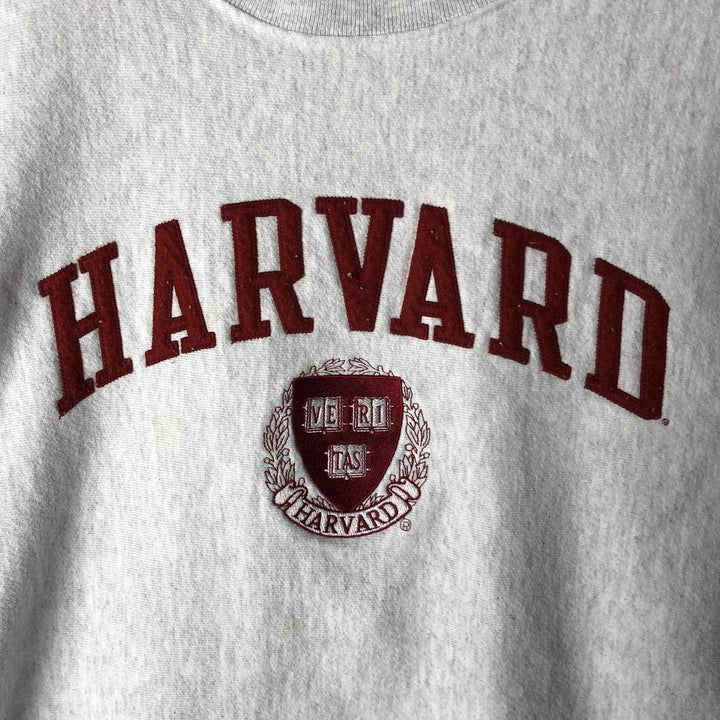Champion Reverse Weave Harvard University College Sweatshirt, Men's Size Medium unclear gray type Vintage Second Hand