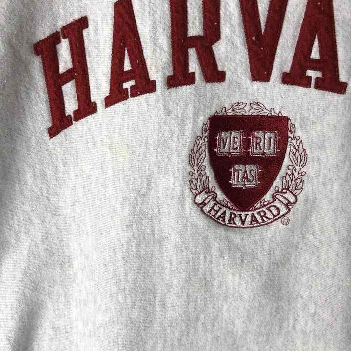 Champion Reverse Weave Harvard University College Sweatshirt, Men's Size Medium unclear gray type Vintage Second Hand