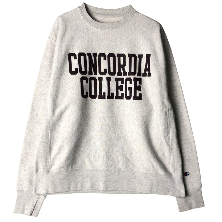 Champion College Sweatshirt, Men's Size L unclear gray type Vintage Second Hand