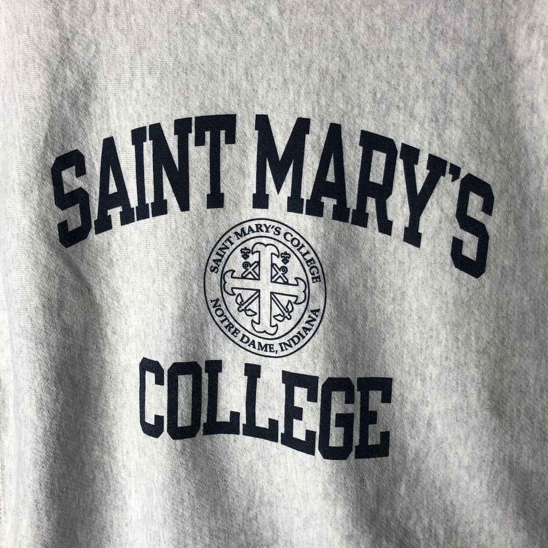 Champion Reverse Weave 3-Print College Sweatshirt, Men's Size Medium cotton gray type Vintage Second Hand