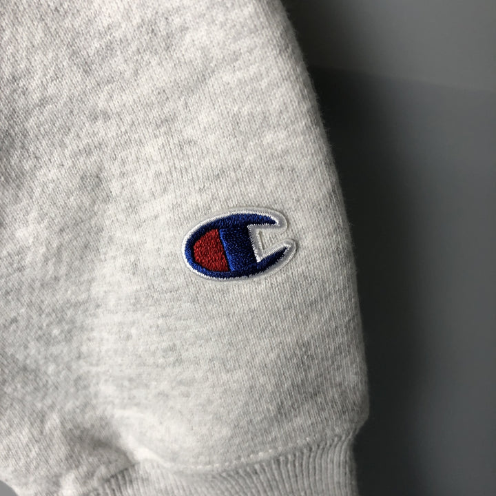 Champion Reverse Weave 3-Print College Sweatshirt, Men's Size Medium cotton gray type Vintage Second Hand