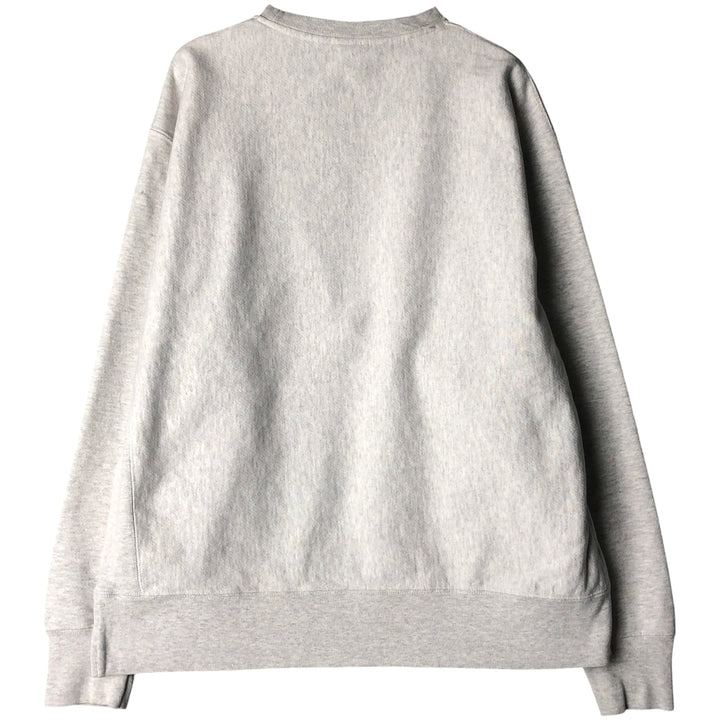 Champion Reverse Weave Print College Sweatshirt, Men's XL cotton gray type Vintage Second Hand