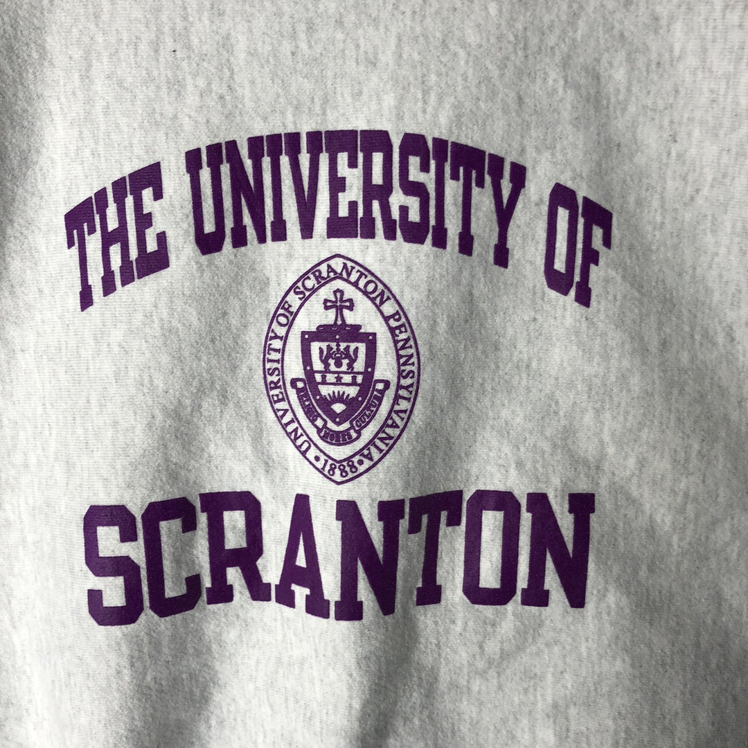 Champion Reverse Weave 3-Print College Sweatshirt, Men's Size Medium cotton gray type Vintage Second Hand