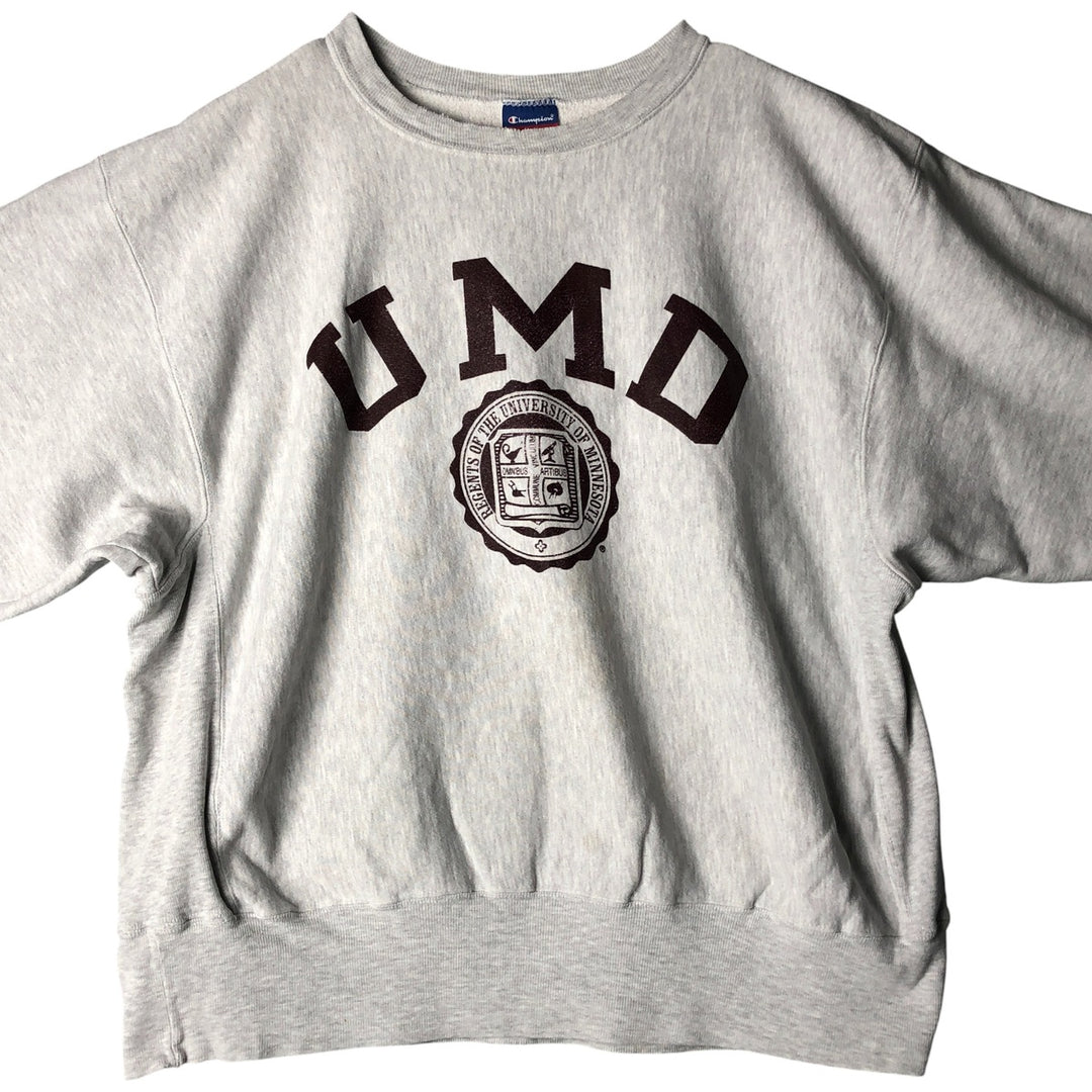 2000'S Champion Reverse Weave College Sweatshirt, Men's XL unclear gray type Vintage Second Hand