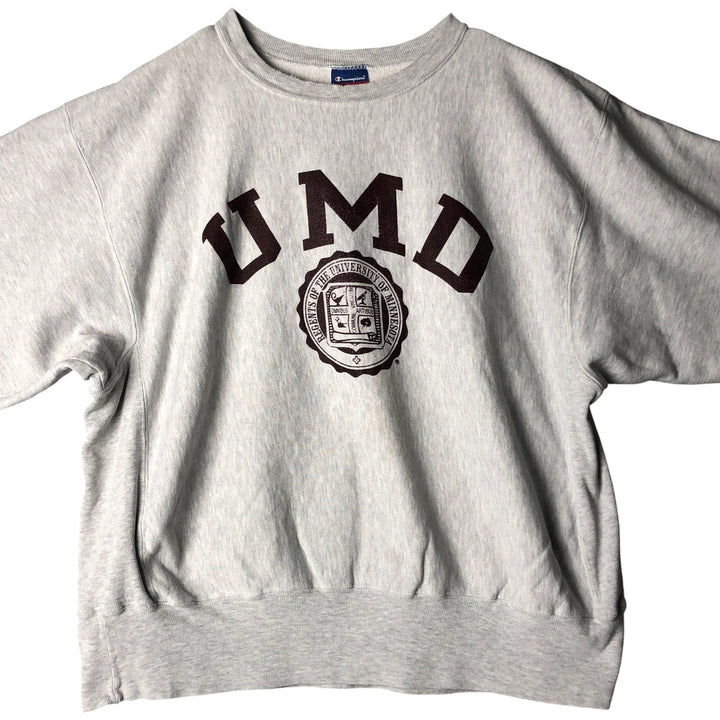 2000'S Champion Reverse Weave College Sweatshirt, Men's XL unclear gray type Vintage Second Hand