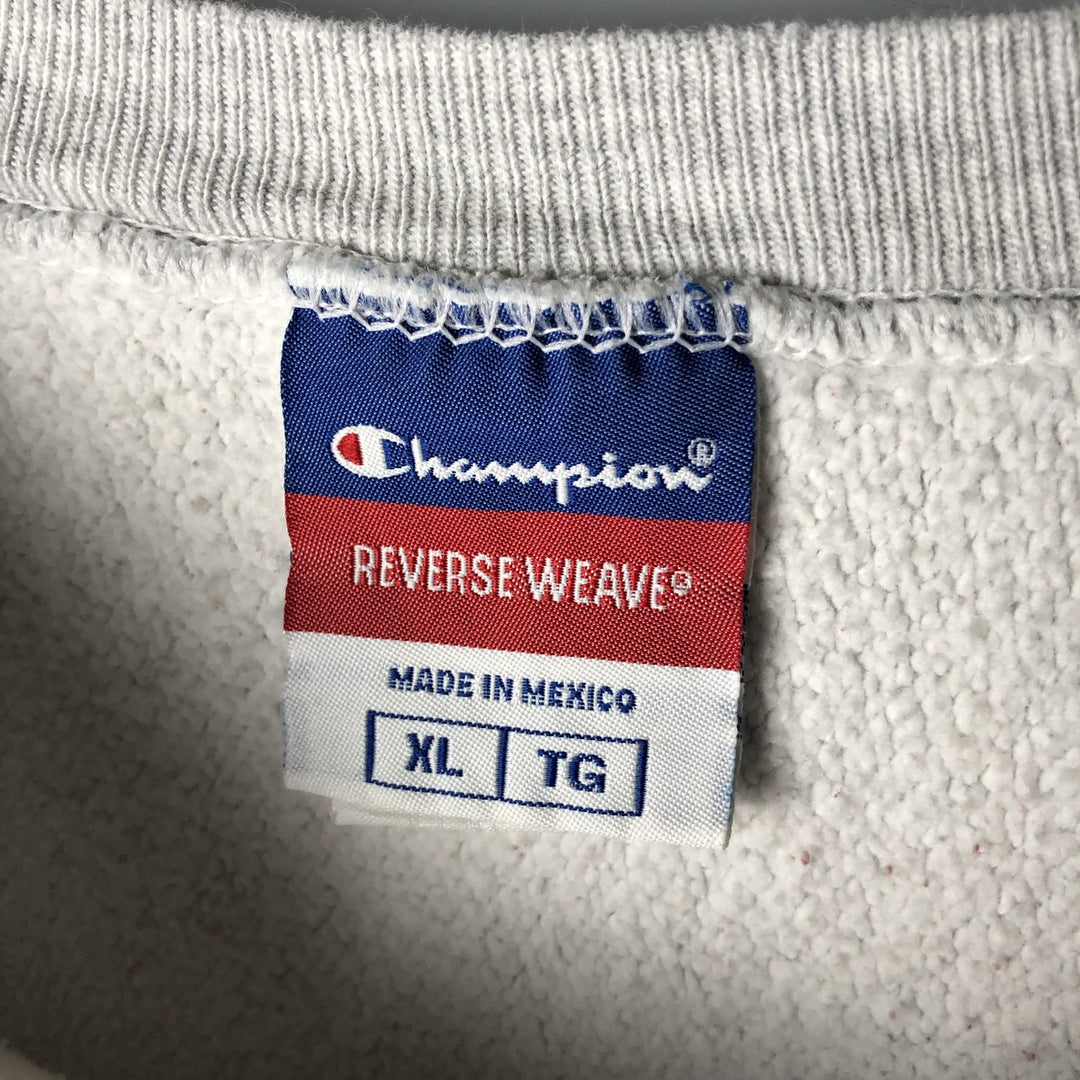 2000'S Champion Reverse Weave College Sweatshirt, Men's XL unclear gray type Vintage Second Hand