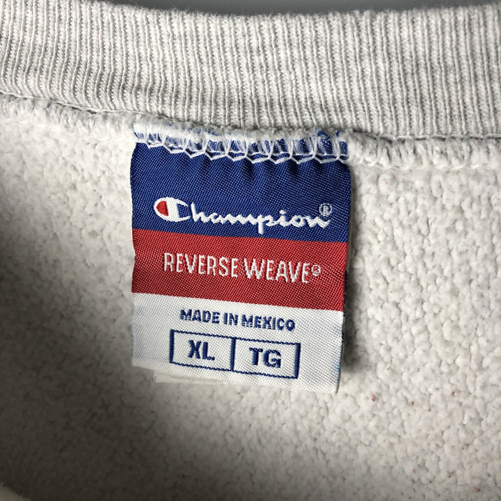 2000'S Champion Reverse Weave College Sweatshirt, Men's XL unclear gray type Vintage Second Hand