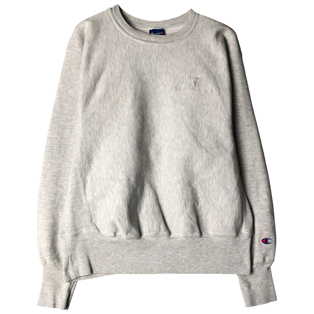 2000'S Champion Reverse Weave Reverse Weave Blank Sweatshirt, Men's Size Medium cotton gray type Vintage Second Hand