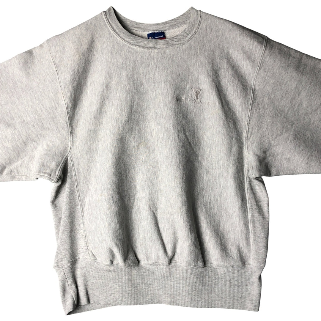 2000'S Champion Reverse Weave Reverse Weave Blank Sweatshirt, Men's Size Medium cotton gray type Vintage Second Hand
