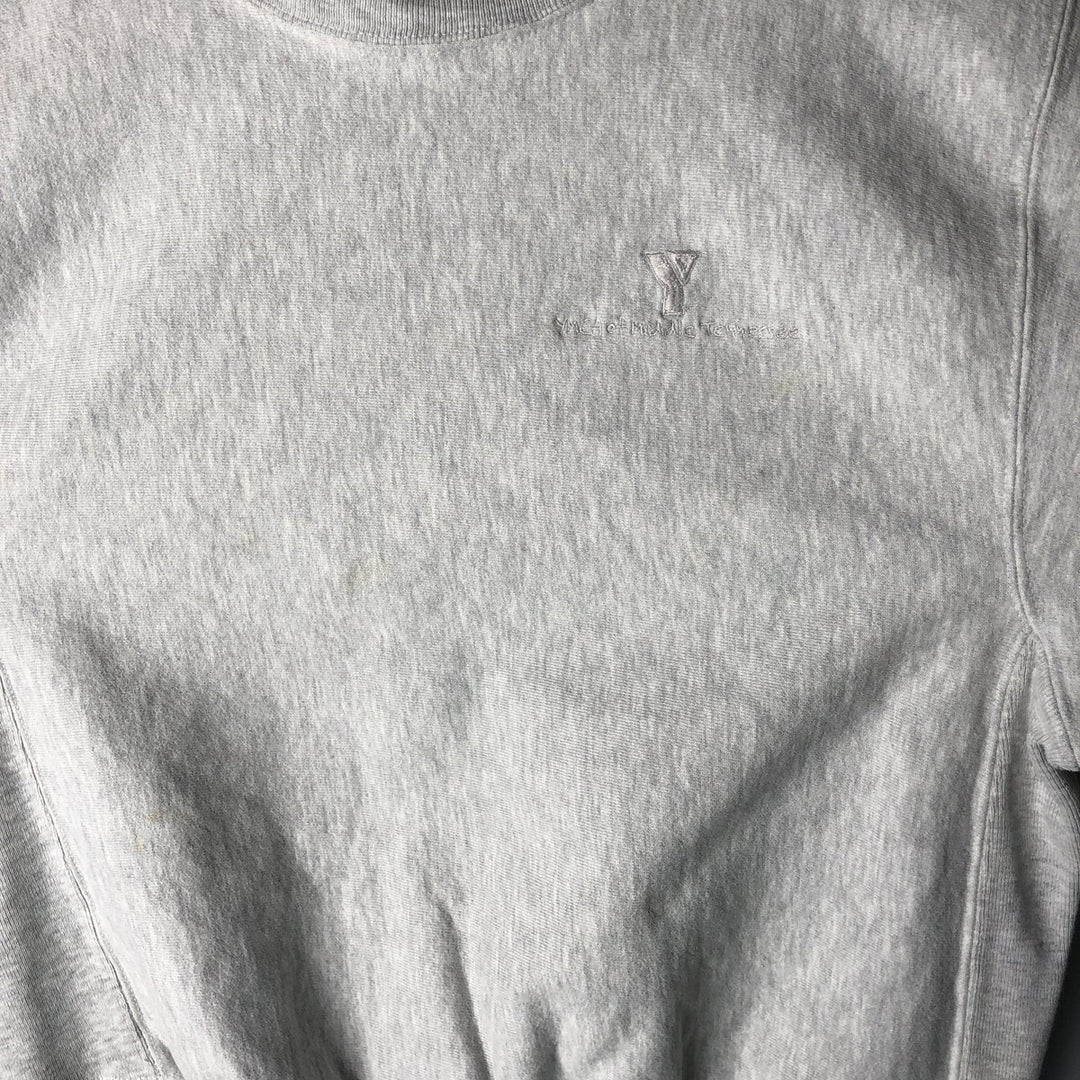 2000'S Champion Reverse Weave Reverse Weave Blank Sweatshirt, Men's Size Medium cotton gray type Vintage Second Hand