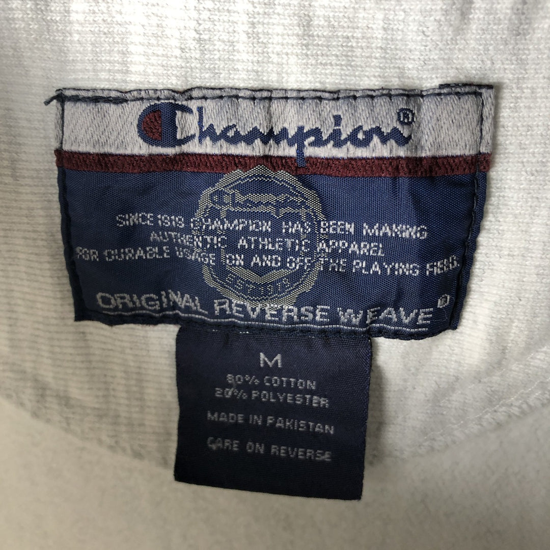 2000'S Champion Triple Print College Character Sweatshirt, Men's Size Medium cotton gray type Vintage Second Hand