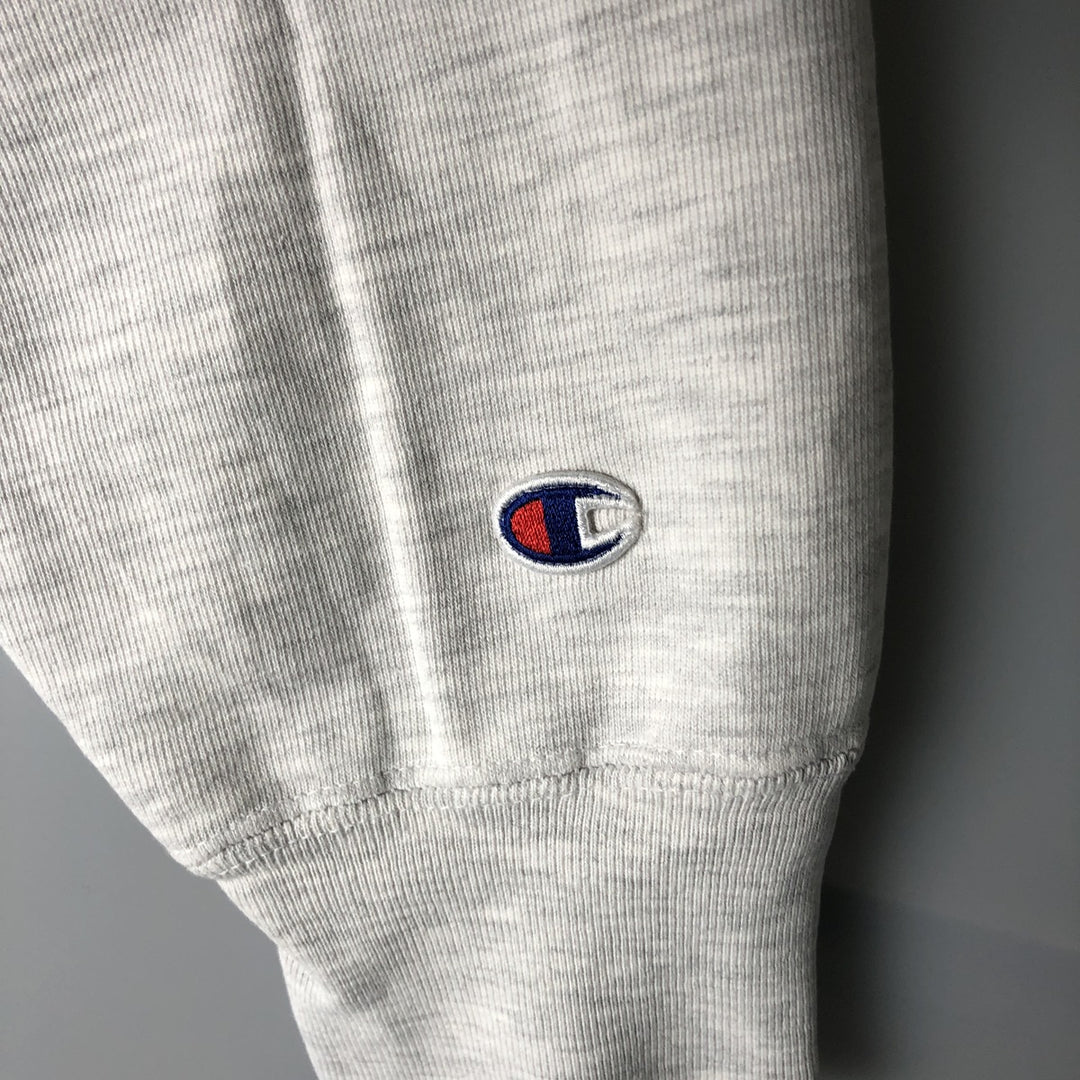 2000'S Champion Triple Print College Character Sweatshirt, Men's Size Medium cotton gray type Vintage Second Hand