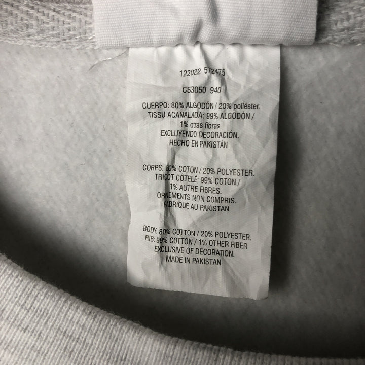 2000'S Champion Original Reverse Weave Triple Print College Sweatshirt, Men's Size XL cotton gray type Vintage Second Hand