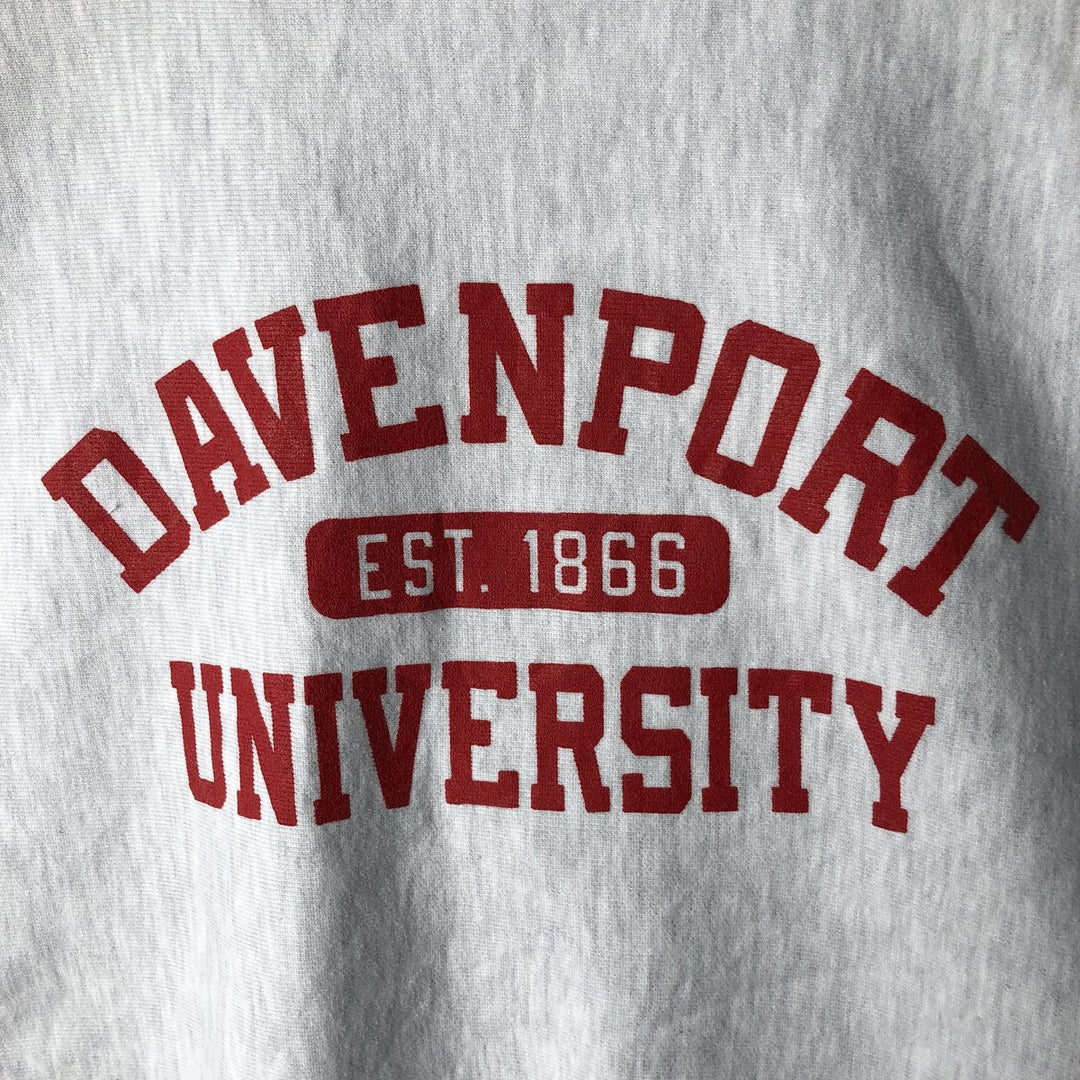 2000'S Champion Original Reverse Weave Triple Print College Sweatshirt, Men's Size XL cotton gray type Vintage Second Hand