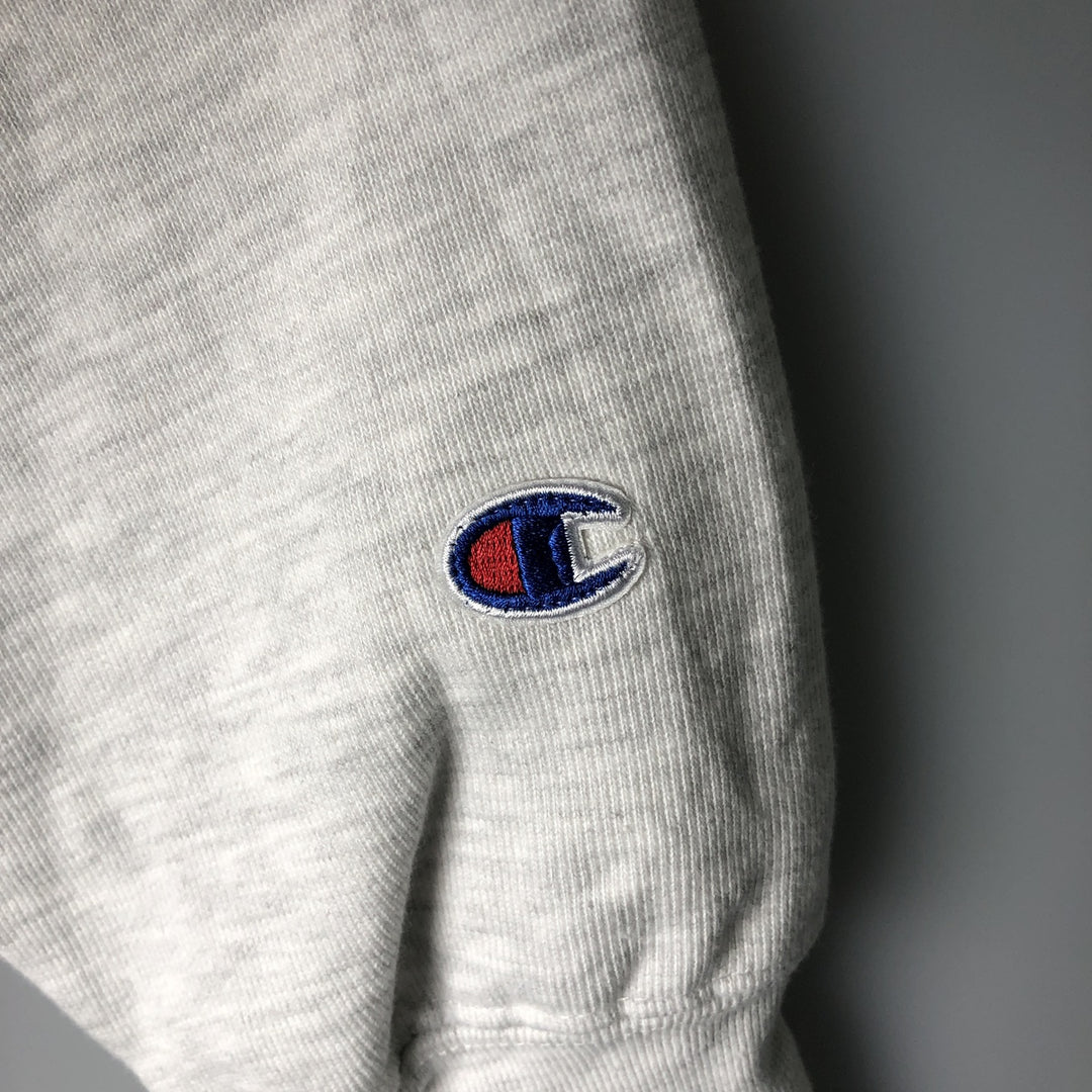 2000'S Champion Original Reverse Weave Triple Print College Sweatshirt, Men's Size XL cotton gray type Vintage Second Hand