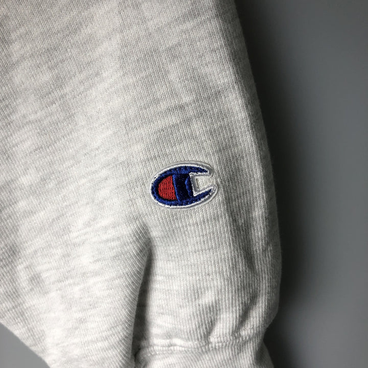 2000'S Champion Original Reverse Weave Triple Print College Sweatshirt, Men's Size XL cotton gray type Vintage Second Hand