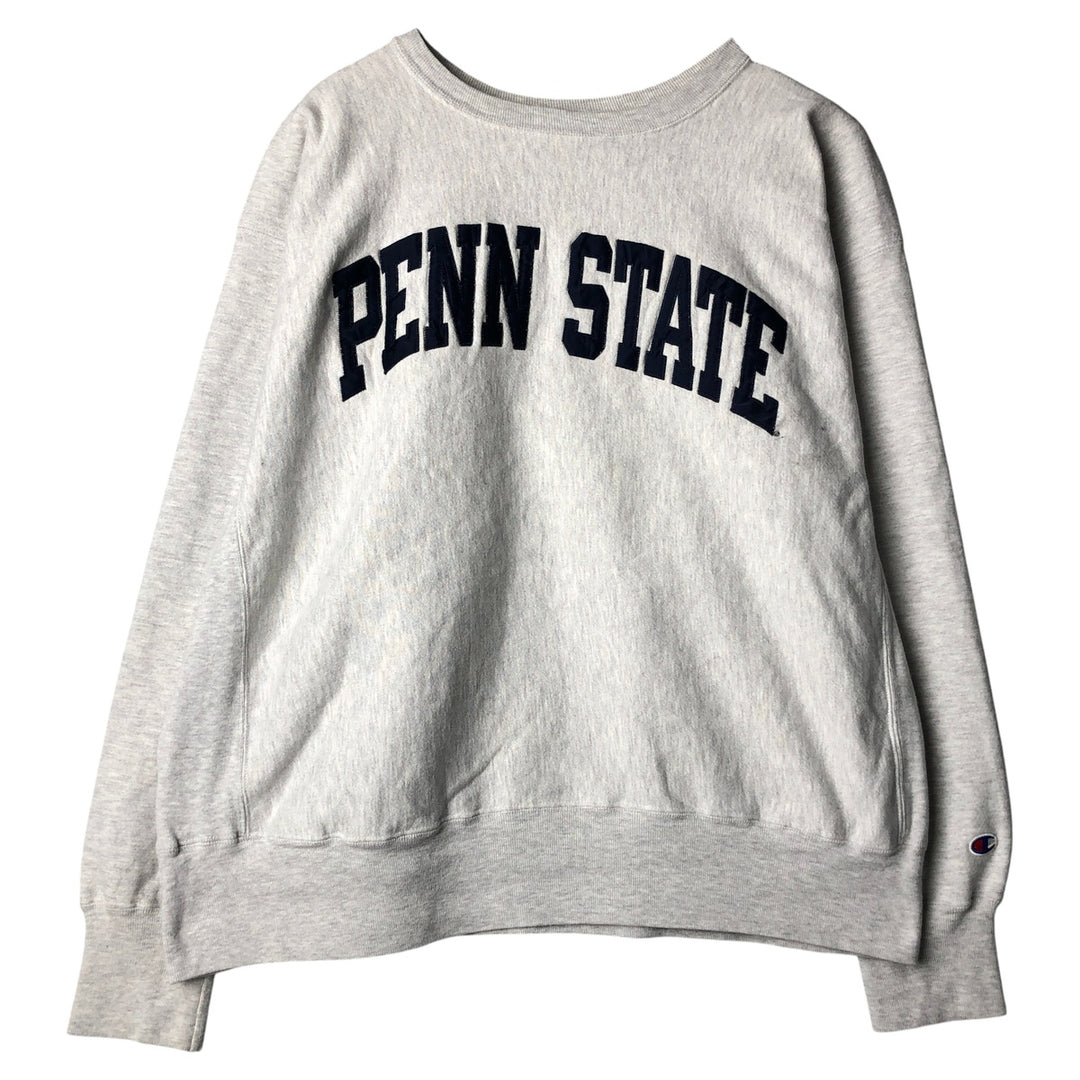 2000'S Champion Reverse Weave Penn State University College Sweatshirt, Men's XXL cotton gray type Vintage Second Hand