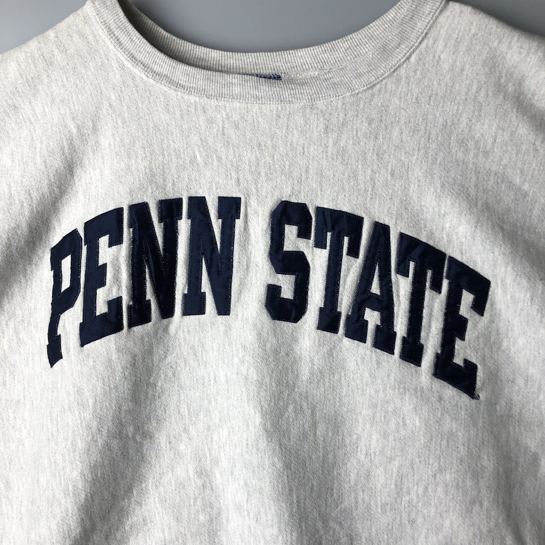 2000'S Champion Reverse Weave Penn State University College Sweatshirt, Men's XXL cotton gray type Vintage Second Hand