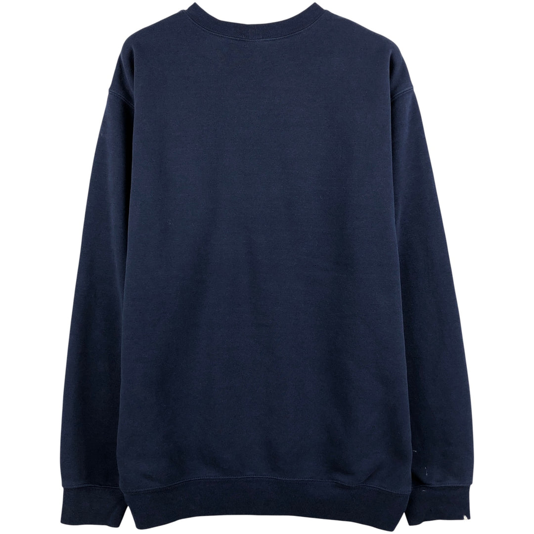 Carhartt One Point Logo Sweatshirt, Men's Size L cotton navy blue type Vintage Second Hand