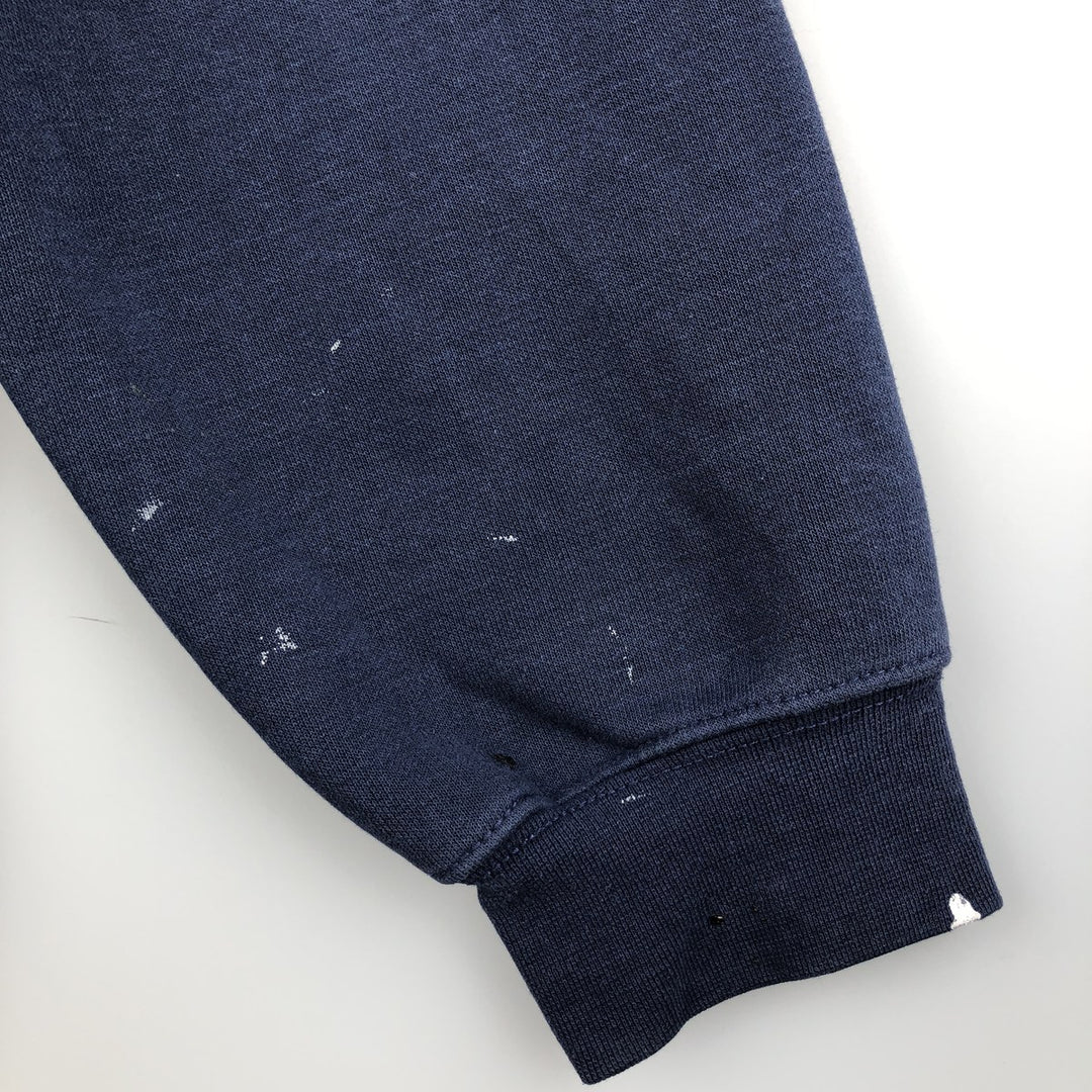 Carhartt One Point Logo Sweatshirt, Men's Size L cotton navy blue type Vintage Second Hand