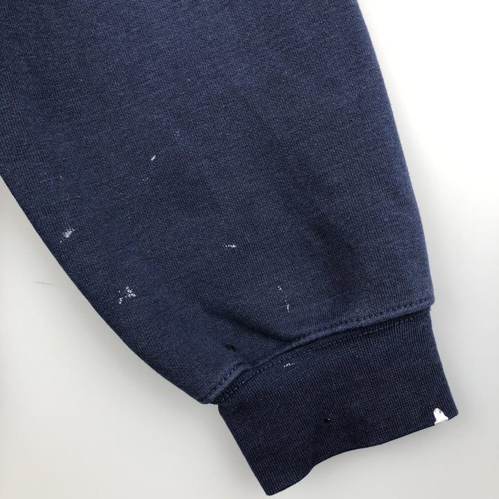 Carhartt One Point Logo Sweatshirt, Men's Size L cotton navy blue type Vintage Second Hand