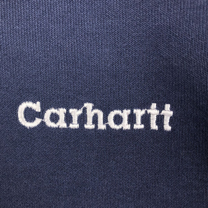 Carhartt One Point Logo Sweatshirt, Men's XL cotton Purple type blue-purple Vintage Second Hand