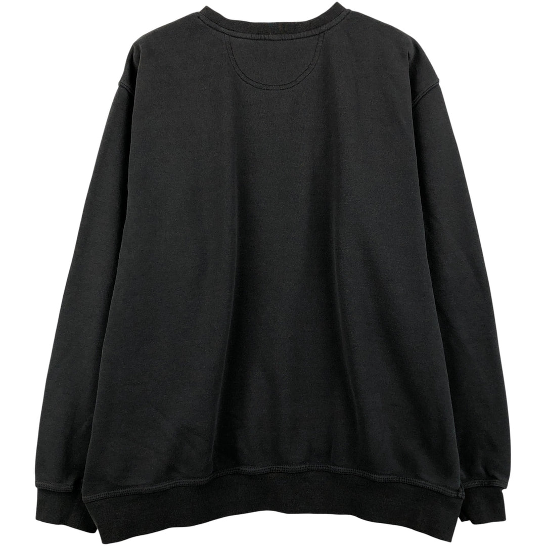 Carhartt Original Fit plain blank sweatshirt, men's size XXL cotton Charcoal Vintage Second Hand