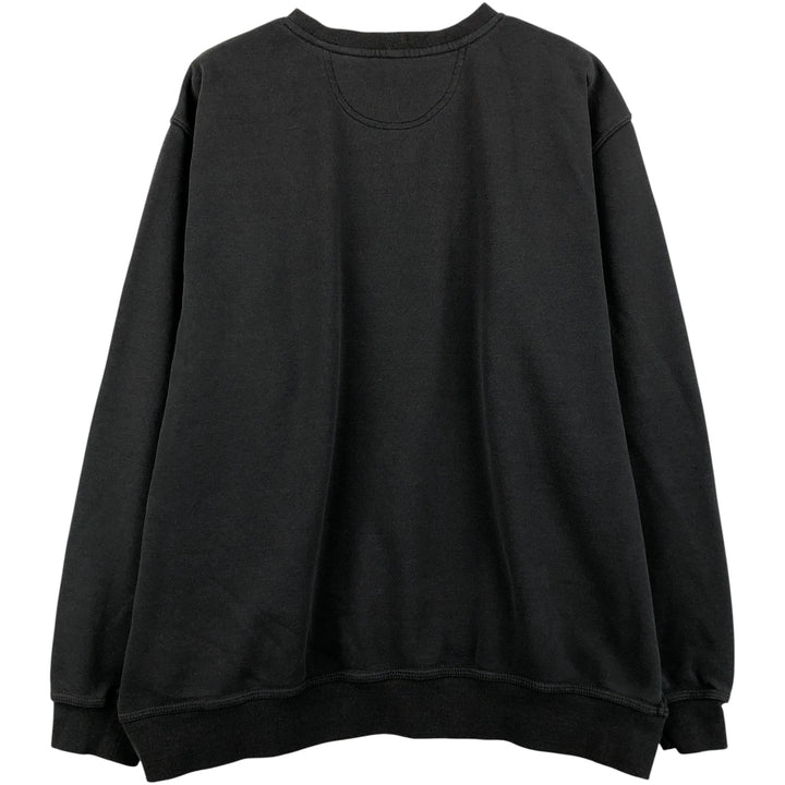 Carhartt Original Fit plain blank sweatshirt, men's size XXL cotton Charcoal Vintage Second Hand