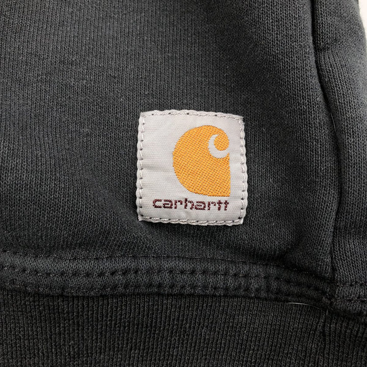 Carhartt Original Fit plain blank sweatshirt, men's size XXL cotton Charcoal Vintage Second Hand