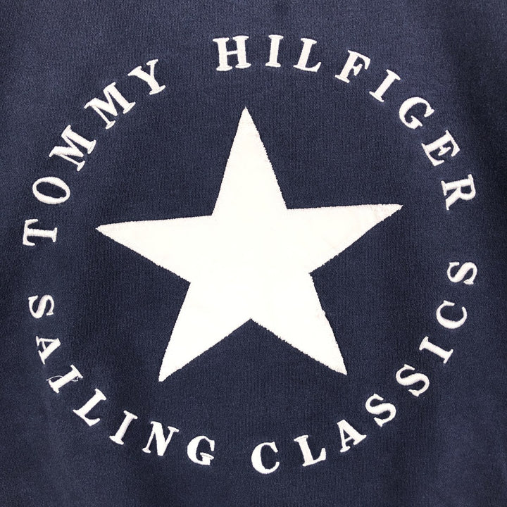 Tommy Hilfiger logo sweatshirt, size M, men's cotton navy blue type Vintage Second Hand
