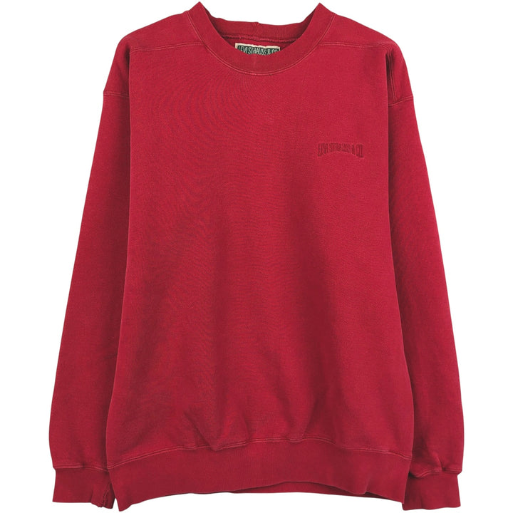 Vintage 90'S Levi's logo sweatshirt, made in the USA, size M, men's cotton burgundy type Vintage Second Hand