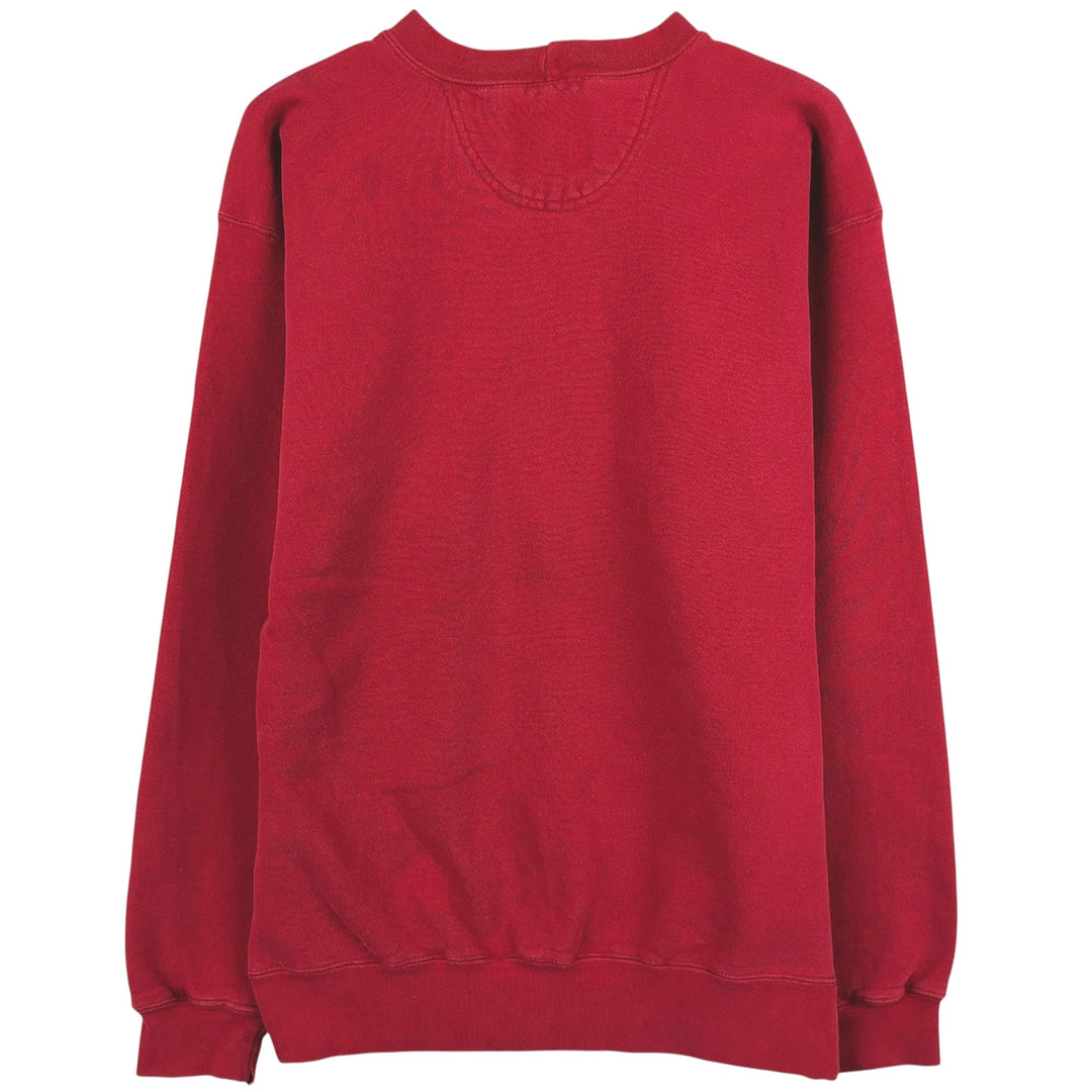 Vintage 90'S Levi's logo sweatshirt, made in the USA, size M, men's cotton burgundy type Vintage Second Hand