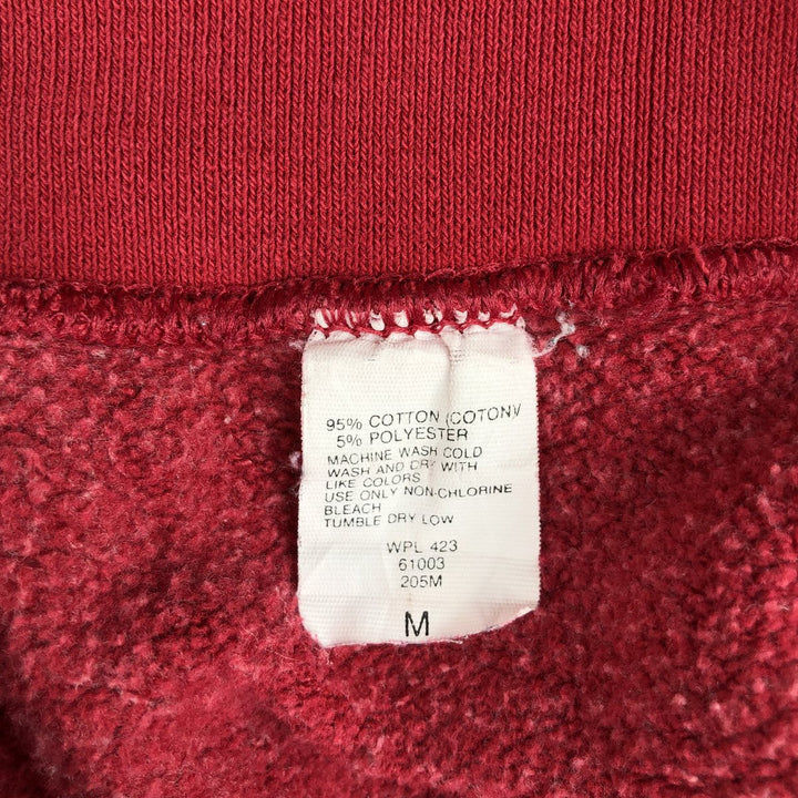 Vintage 90'S Levi's logo sweatshirt, made in the USA, size M, men's cotton burgundy type Vintage Second Hand