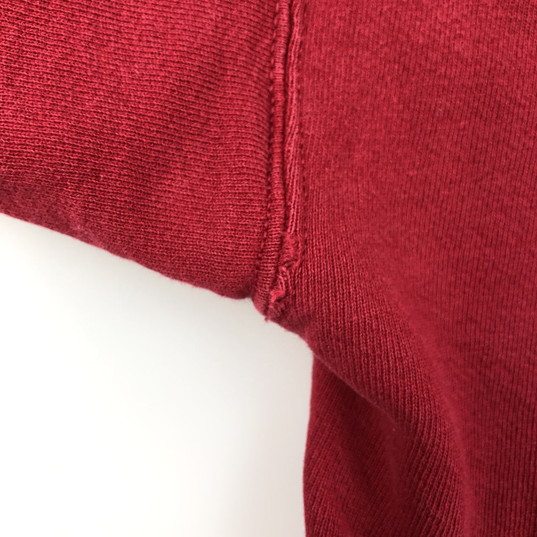 Vintage 90'S Levi's logo sweatshirt, made in the USA, size M, men's cotton burgundy type Vintage Second Hand