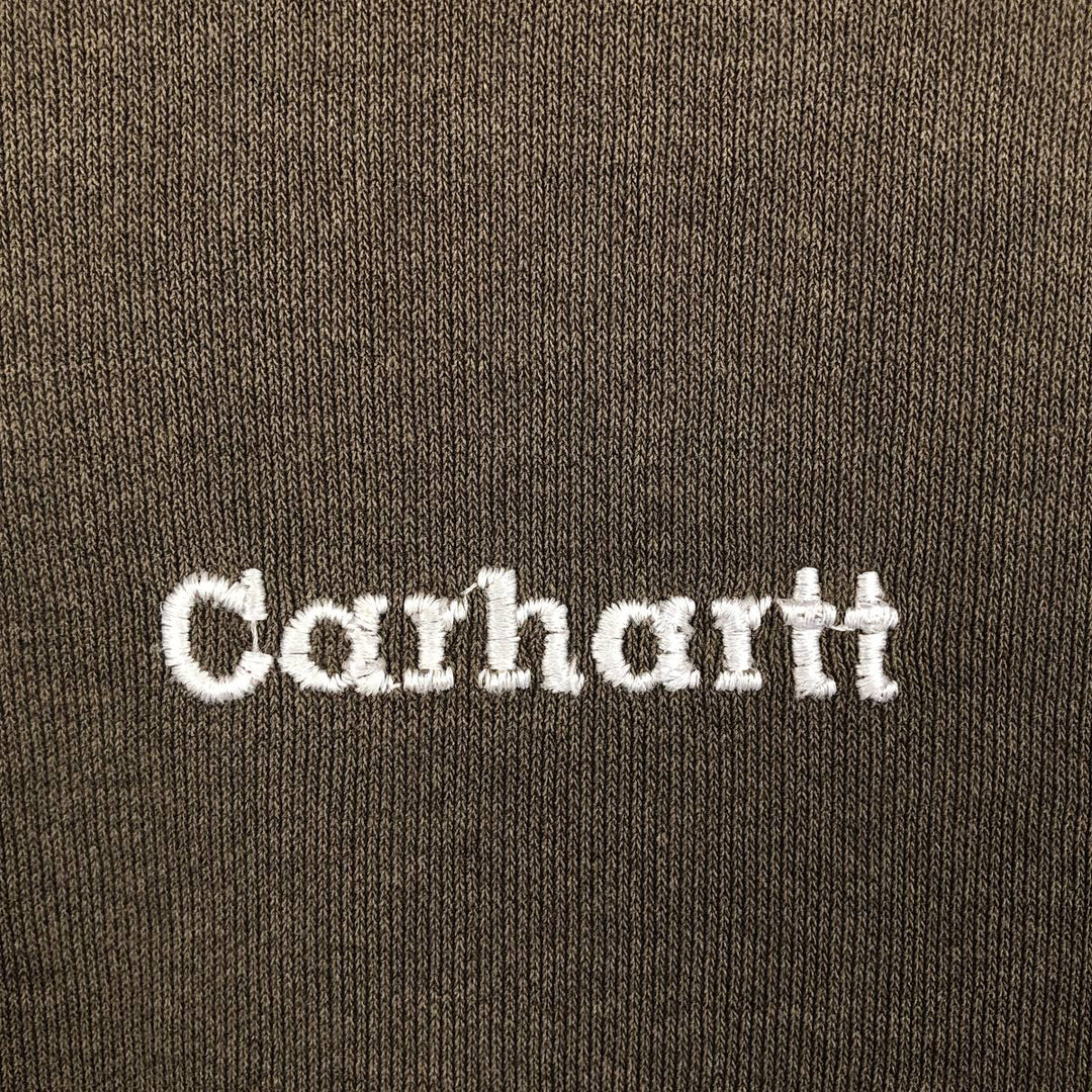 Carhartt One Point Logo Sweatshirt, Men's XXL unclear brown type Vintage Second Hand
