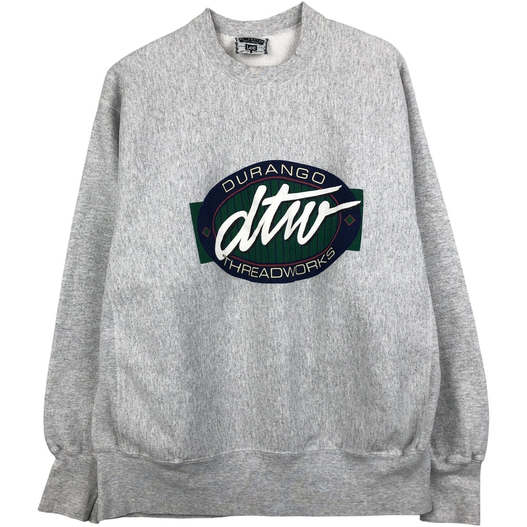 Vintage 90'S Lee Advertising Sweatshirt, Made in USA, Men's XL unclear gray type Vintage Second Hand
