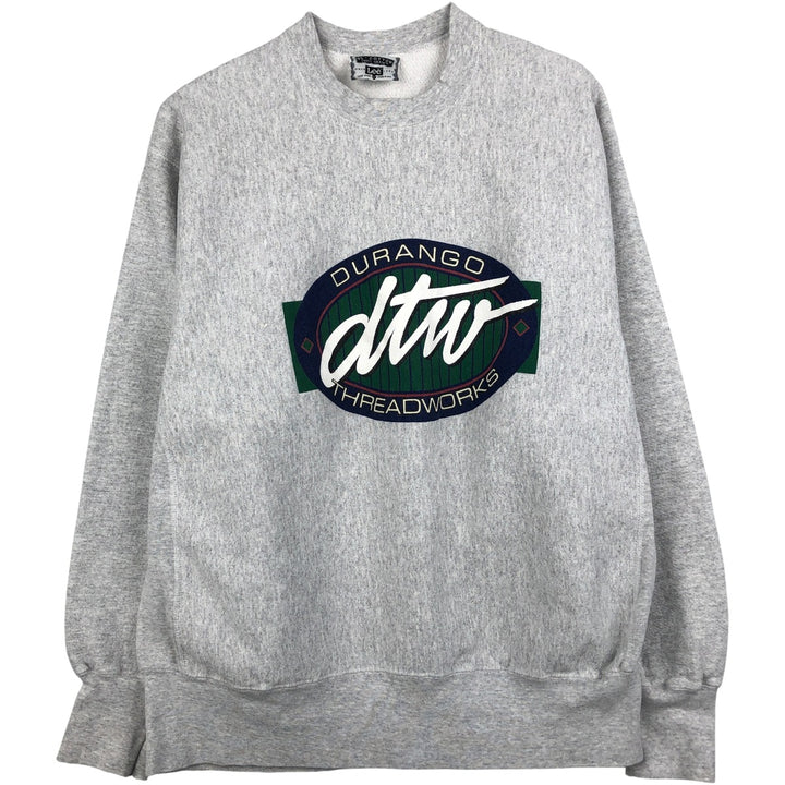 Vintage 90'S Lee Advertising Sweatshirt, Made in USA, Men's XL unclear gray type Vintage Second Hand