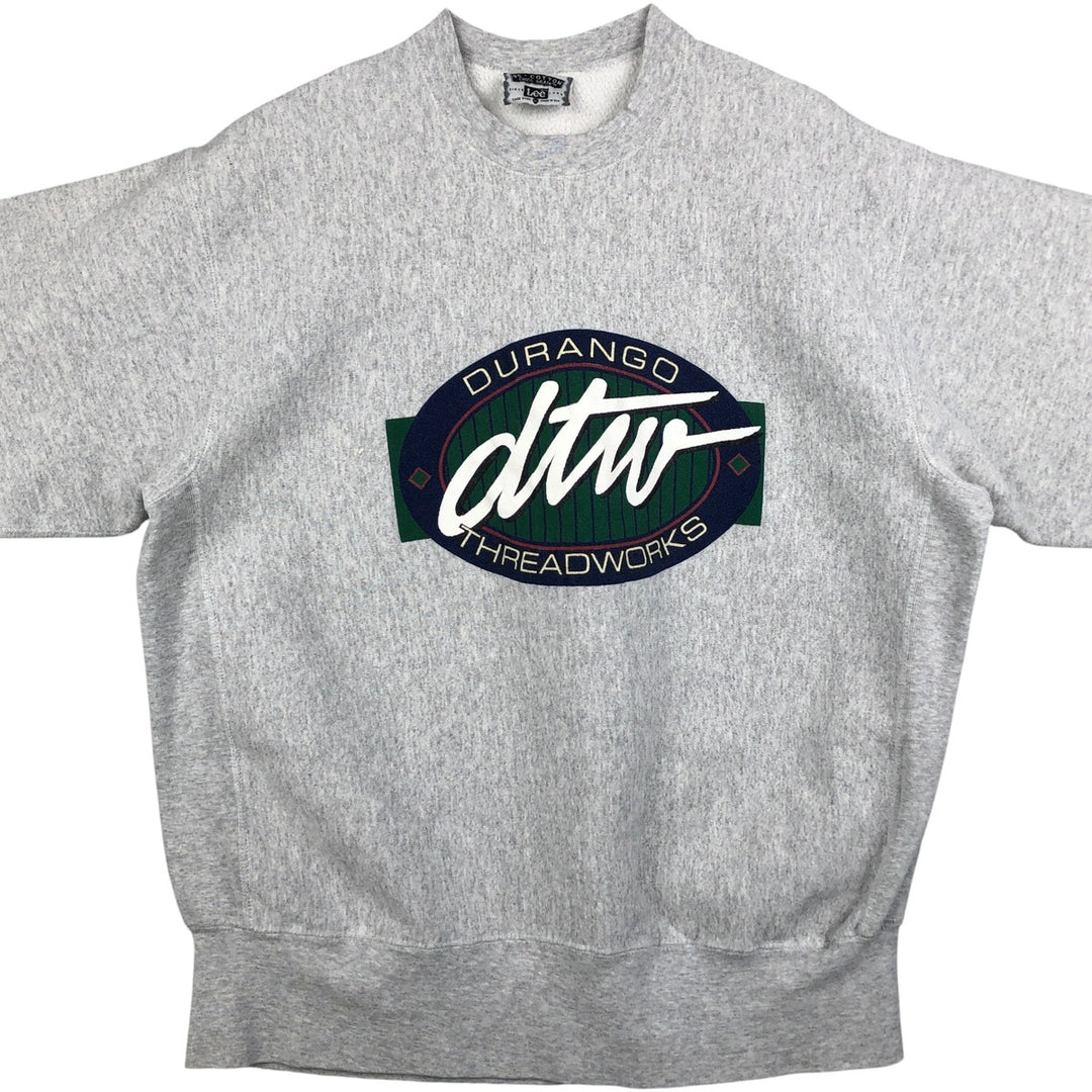 Vintage 90'S Lee Advertising Sweatshirt, Made in USA, Men's XL unclear gray type Vintage Second Hand