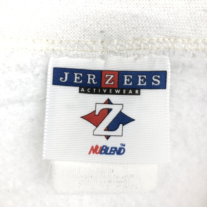 Vintage 90'S Jerzees cardigan, men's size XL unclear white type Vintage Second Hand