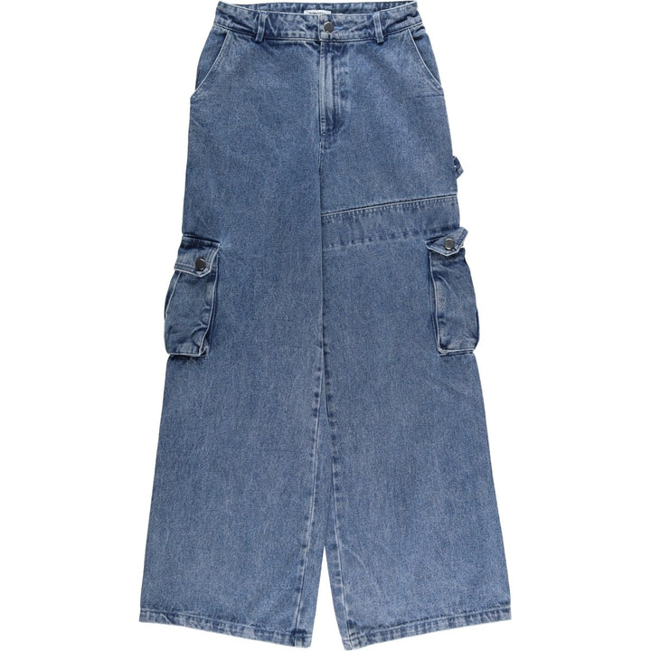 RUMORED Denim Cargo Pants, Women's Size M (W26) cotton blue type Vintage Second Hand