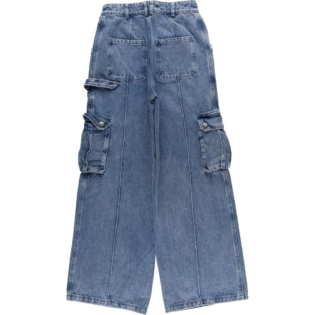 RUMORED Denim Cargo Pants, Women's Size M (W26) cotton blue type Vintage Second Hand