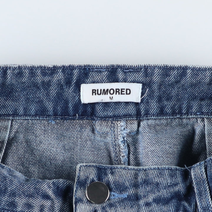 RUMORED Denim Cargo Pants, Women's Size M (W26) cotton blue type Vintage Second Hand