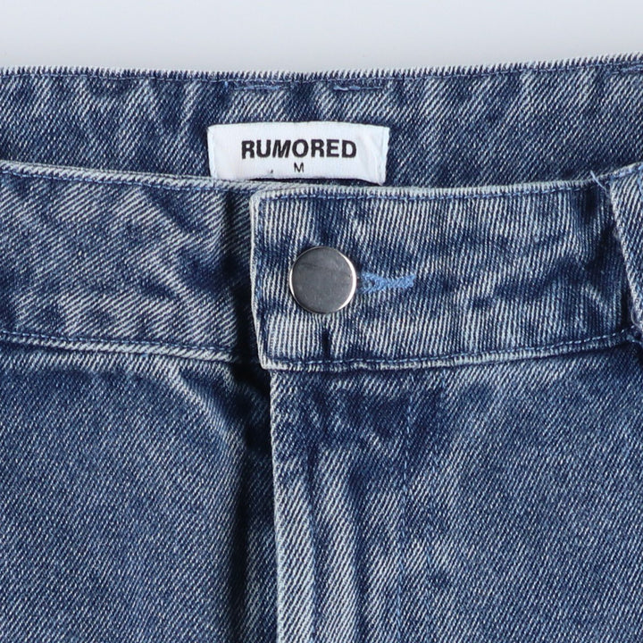 RUMORED Denim Cargo Pants, Women's Size M (W26) cotton blue type Vintage Second Hand