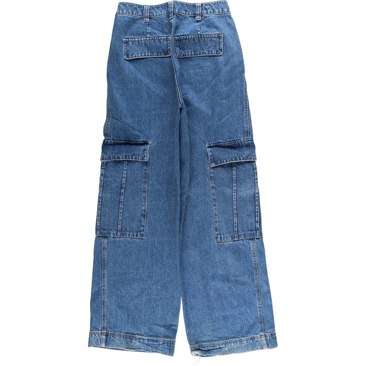 twik straight denim pants, women's size L (w28) unclear blue type Vintage Second Hand