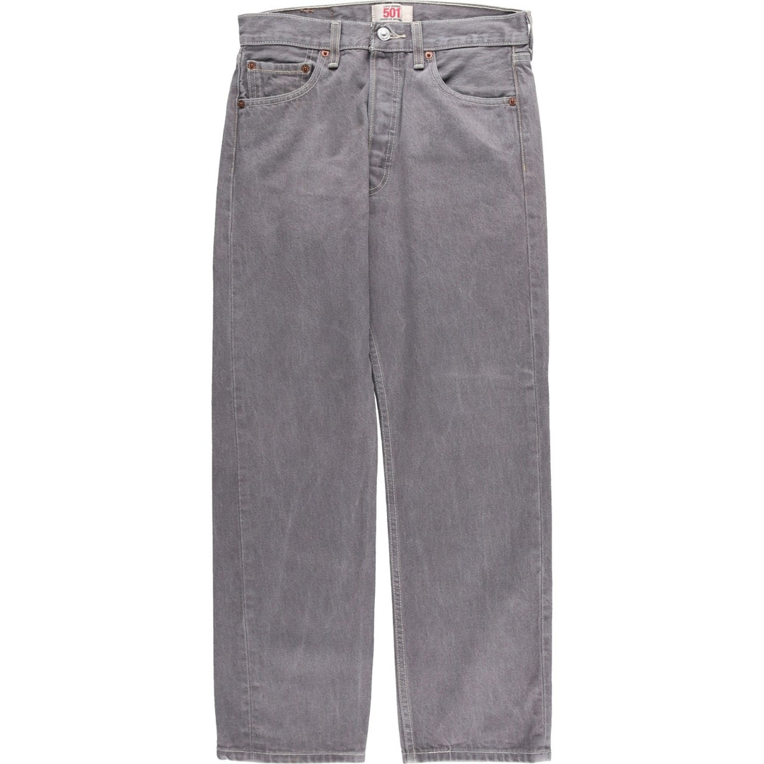 Levi's 501 Straight Denim Pants, Women's Size L (W29) cotton gray type Vintage Second Hand