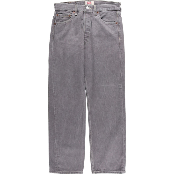 Levi's 501 Straight Denim Pants, Women's Size L (W29) cotton gray type Vintage Second Hand