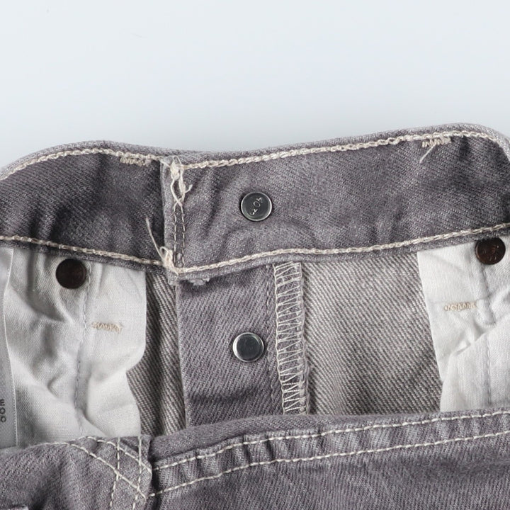 Levi's 501 Straight Denim Pants, Women's Size L (W29) cotton gray type Vintage Second Hand