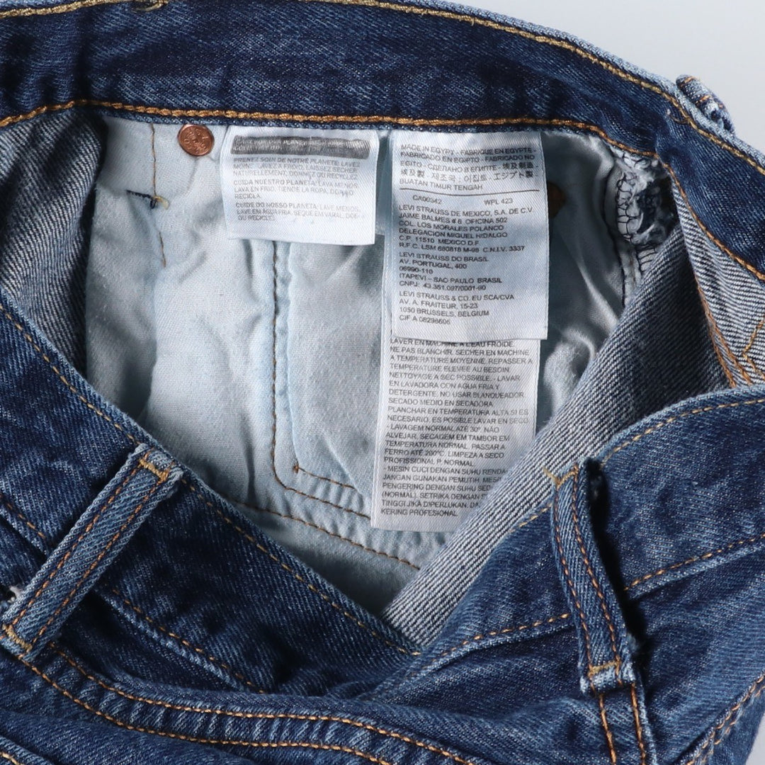 Levi's 501 Straight Denim Pants, Women's Size L (W28) cotton blue type Vintage Second Hand