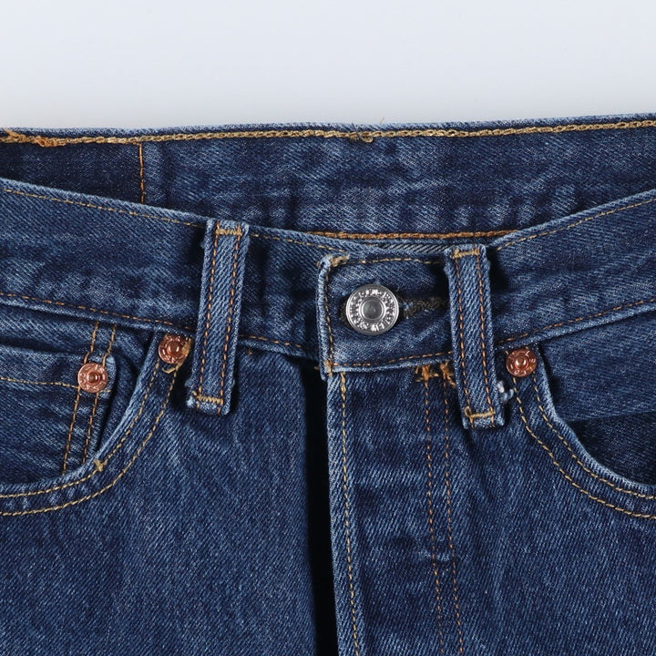 Levi's 501 Straight Denim Pants, Women's Size L (W28) cotton blue type Vintage Second Hand