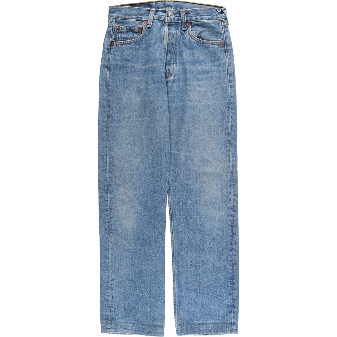 Levi's 501 Euro Model Straight Denim Pants, Women's Size L (W27) cotton blue type Vintage Second Hand